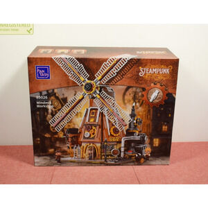 Pantasy Steampunk Windmill Workshop Buildable Brick Block Set 85026